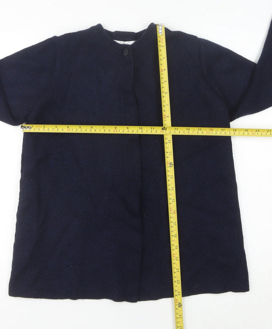 Marks and Spencer Women’s Blue Wool Long Sleeve Cardigan UK 12