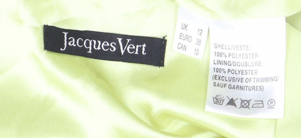 Jacques Vert Women’s Yellow Floral Embroidered Blouse Size 12