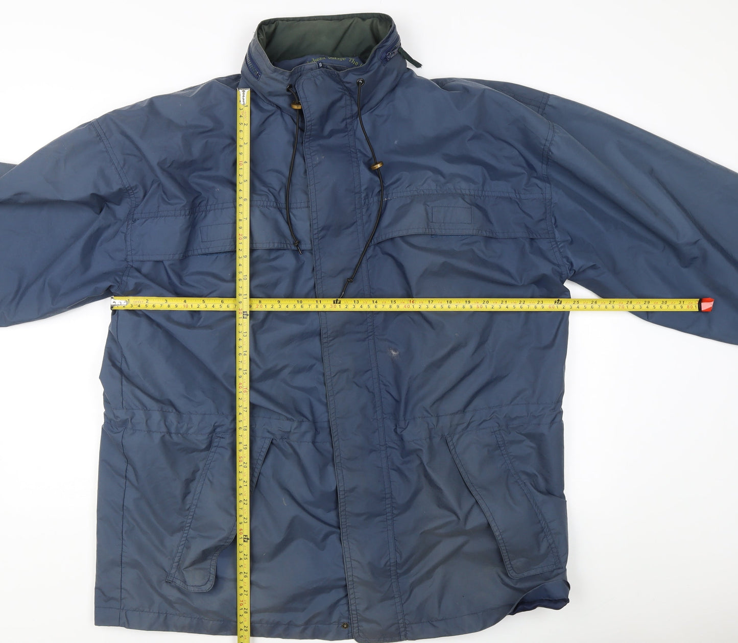 Hawkshead Men’s Blue L Parka Jacket Water Resistant Hiking Outdoor