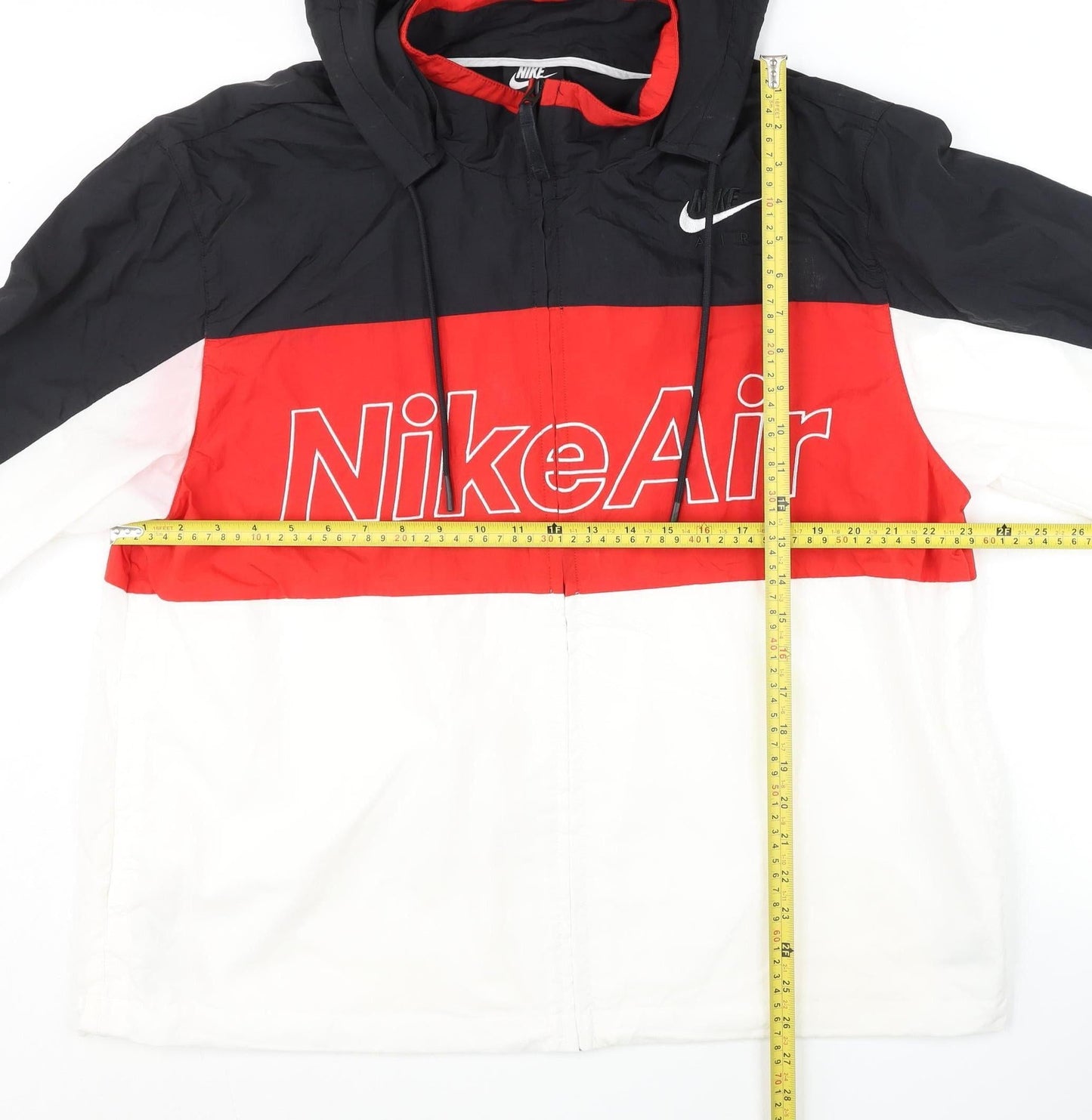 Nike Air Men's Black Red White XL Windbreaker Jacket