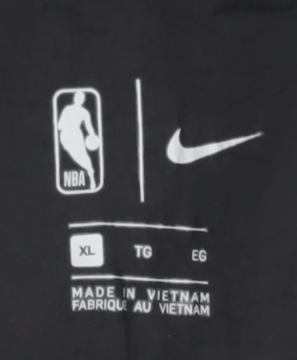 Nike Men’s Black Celtics Basketball Track Jacket XL Full Zip