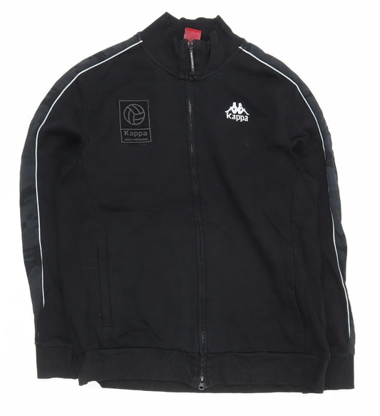 Kappa Men's Black L Track Jacket Full Zip Sportswear