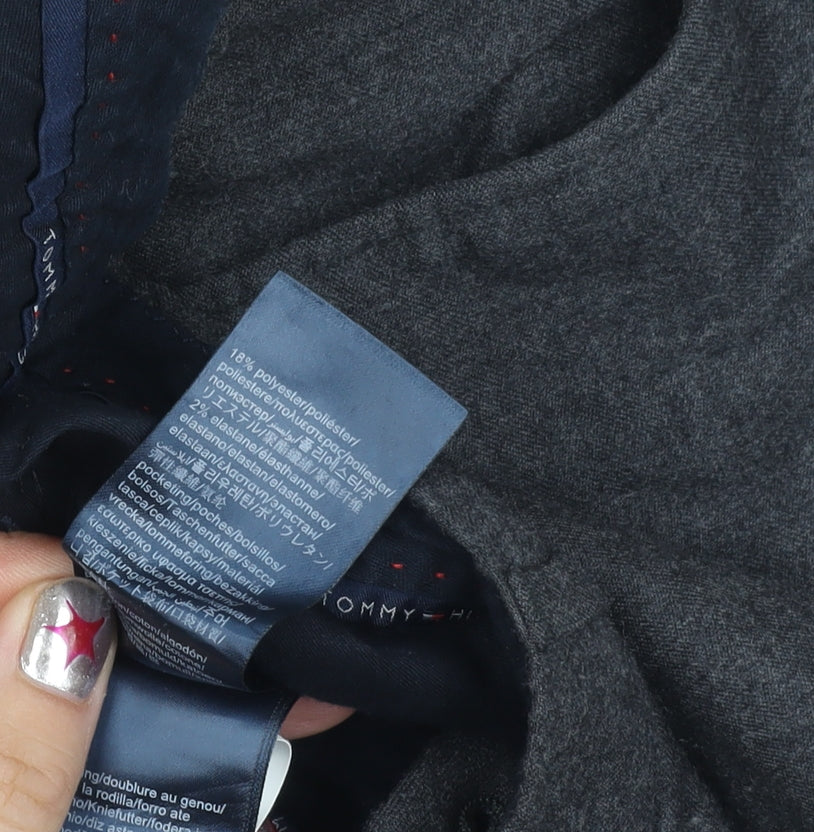 Tommy Hilfiger Men’s Grey Slim Fit Chino Trousers 34W 32L