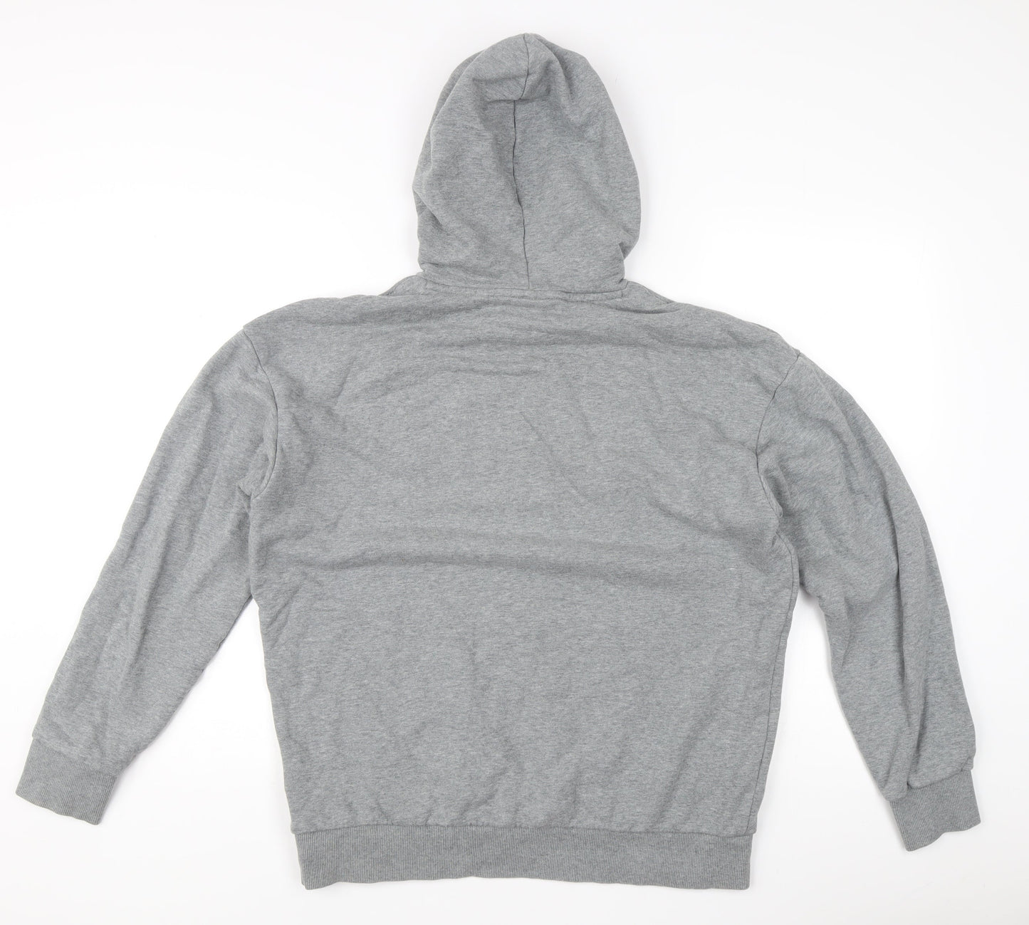 Puma Men’s Grey Pullover Hoodie - M - Fleece All Seasons Casual