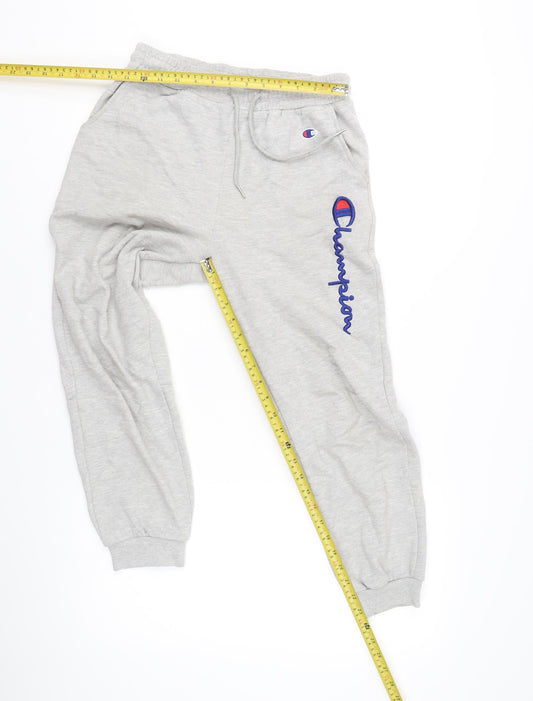 Champion Men's Grey L Jogger Fleece Activewear Trousers