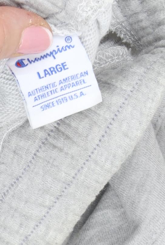 Champion Men's Grey L Jogger Fleece Activewear Trousers