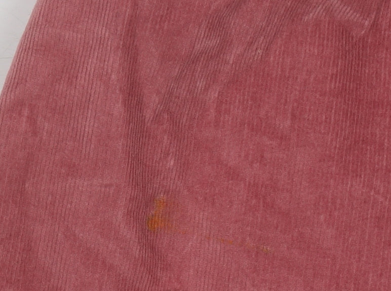 Crew Clothing Company Women’s Pink Corduroy A-Line Skirt Size 10