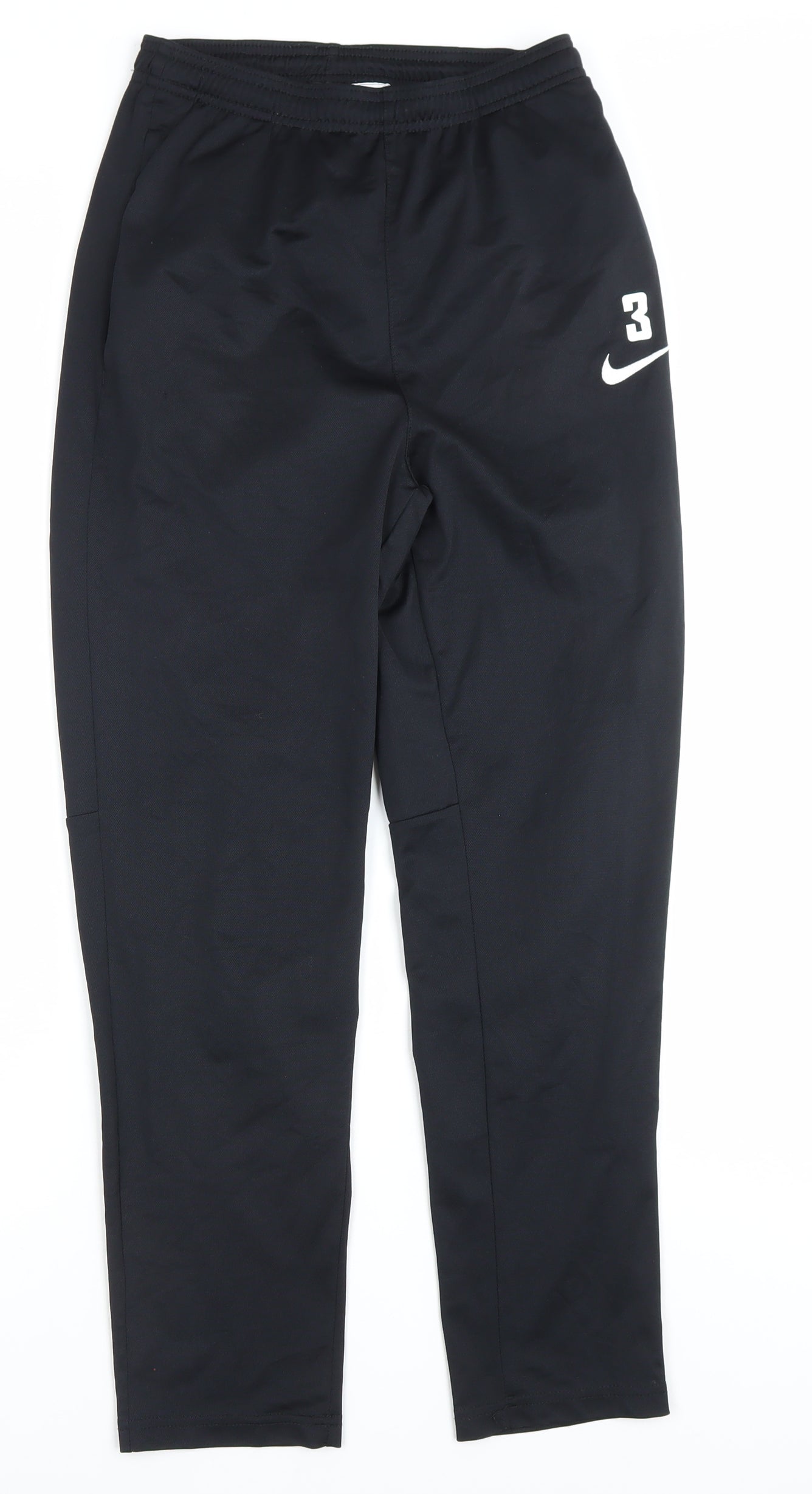 Nike Teens Black XL Dri-FIT Tapered Track Pants Football Training