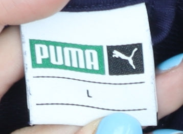 Puma Men's Blue L Track Jacket Full Zip Sportswear