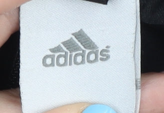 Adidas Women's Black 2XL Track Jacket Hooded Full Zip Cotton Sportswear