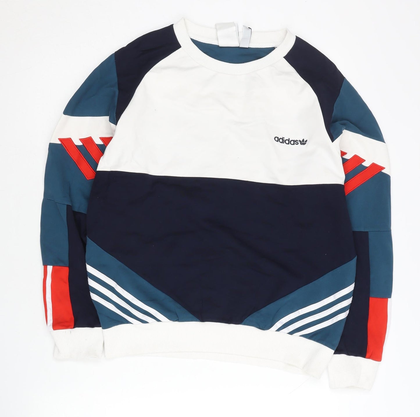 Adidas Mens Multicoloured XS Pullover Sweatshirt Sports Logo
