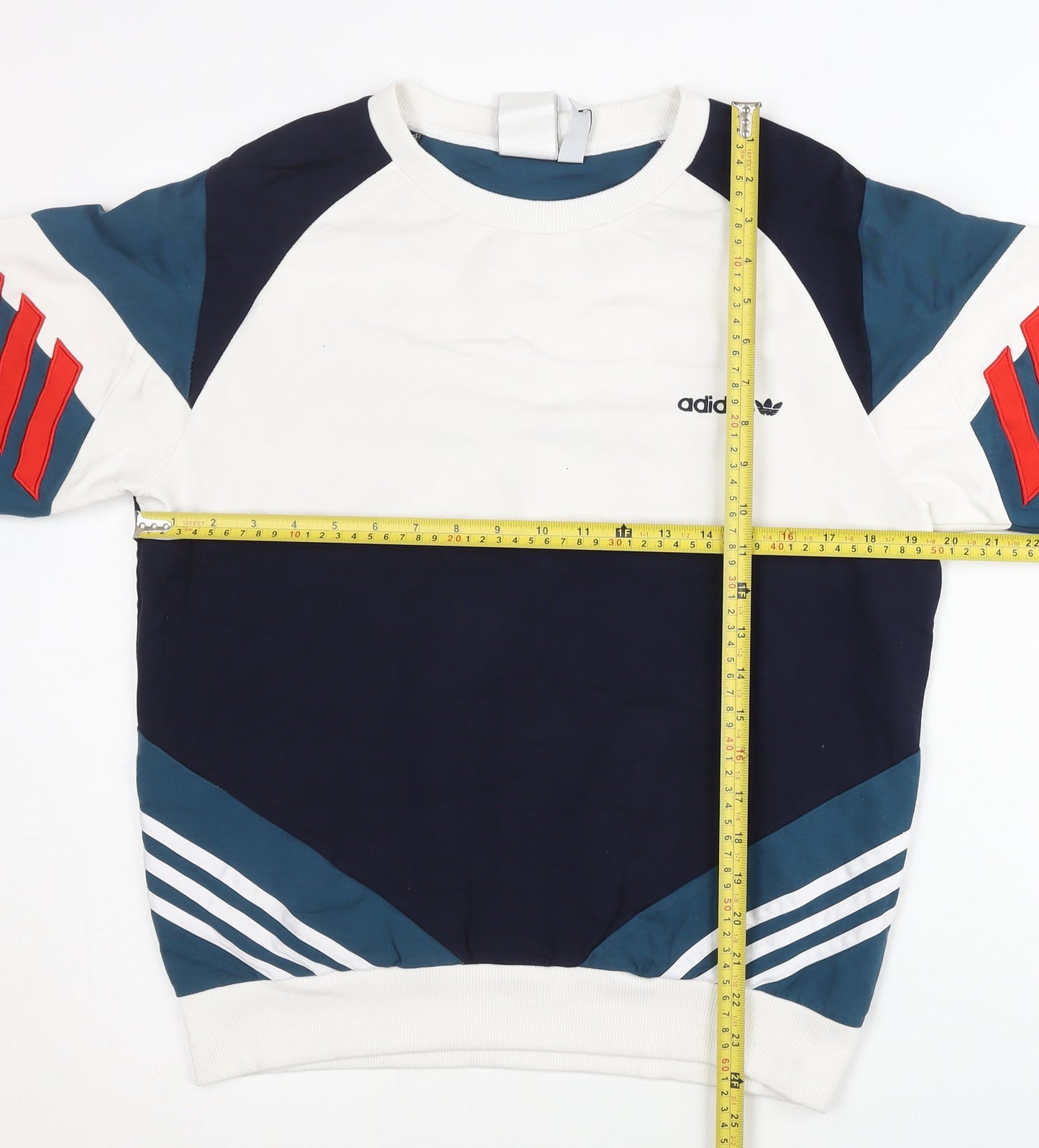Adidas Mens Multicoloured XS Pullover Sweatshirt Sports Logo
