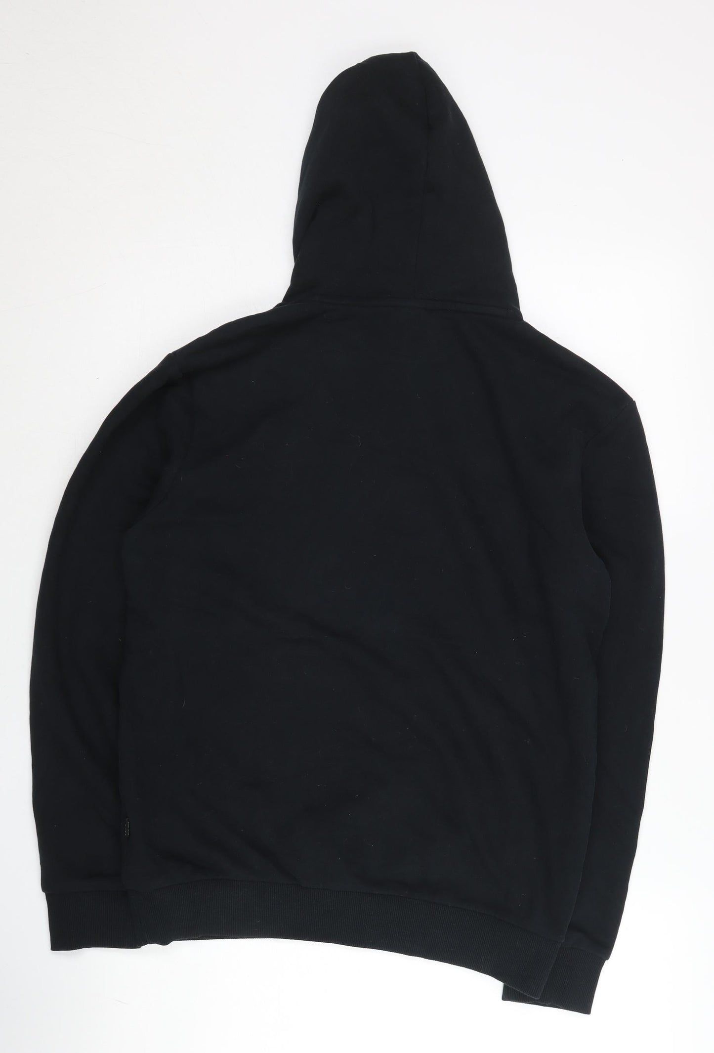 Puma Men's Black Pullover Hoodie S Fleece Sportswear Logo
