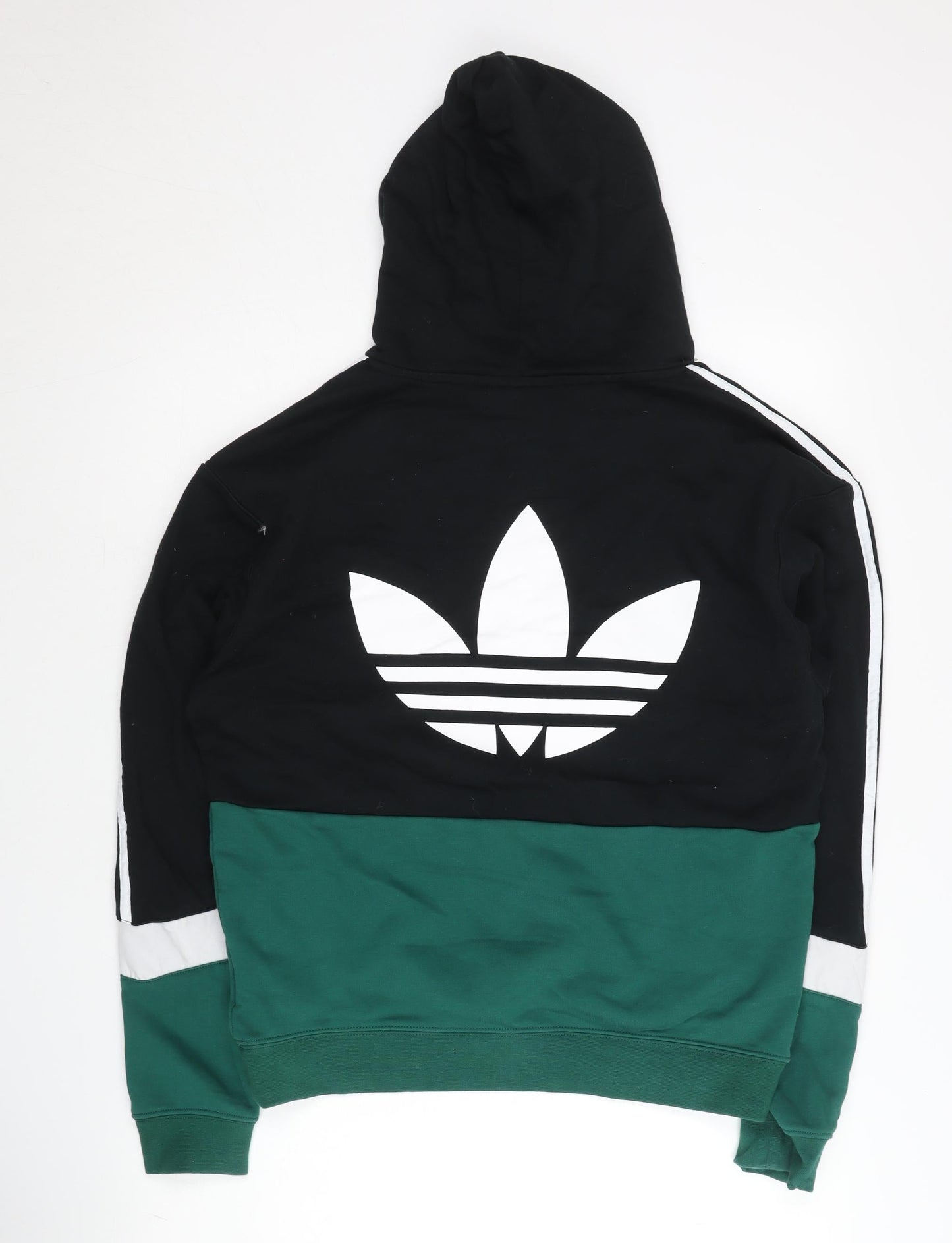 Adidas Mens Black XS Pullover Hoodie with Logo & Pockets