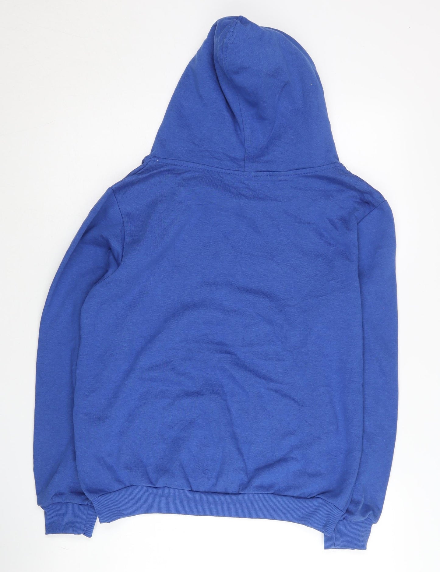 Champion Men's Blue Pullover Hoodie Small Logo Sportswear