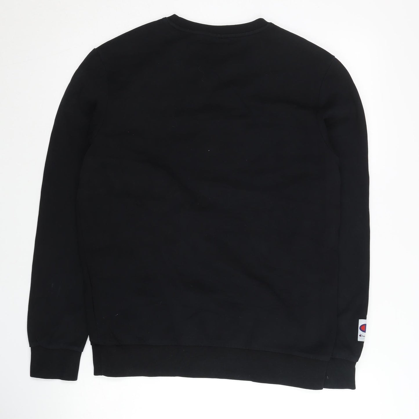 Champion Men’s Black L Pullover Sweatshirt Embroidered Logo