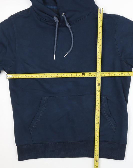 Champion Men's Blue Pullover Hoodie Medium Logo Fleece Sportswear