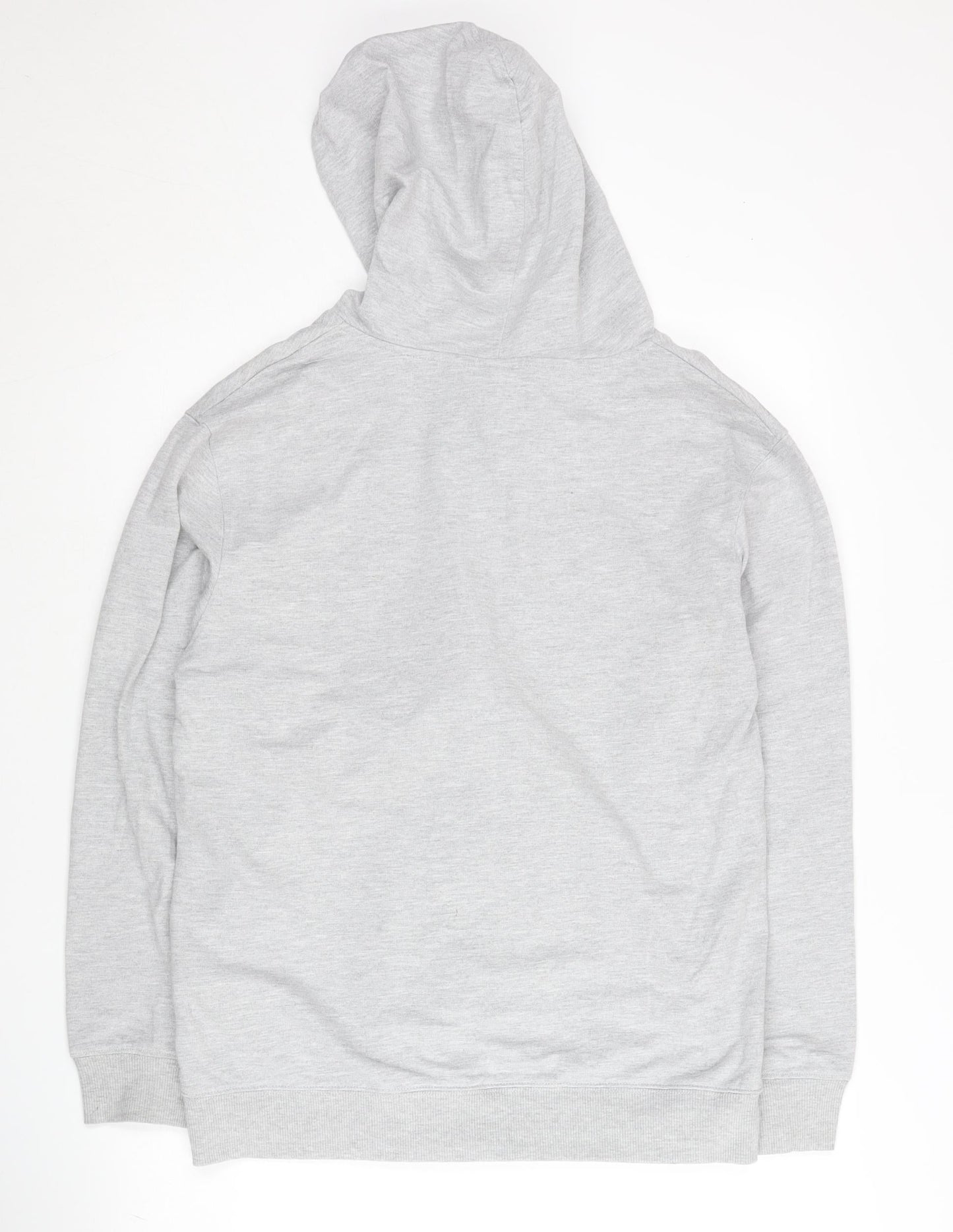 Champion Men's Grey Full Zip Hoodie Size L Regular Fit