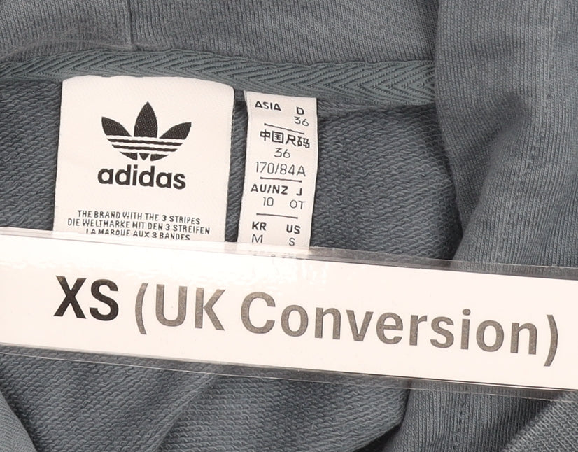 Additional view of Adidas Women’s Blue XS Pullover Hoodie Long Sleeve Sports Activewear