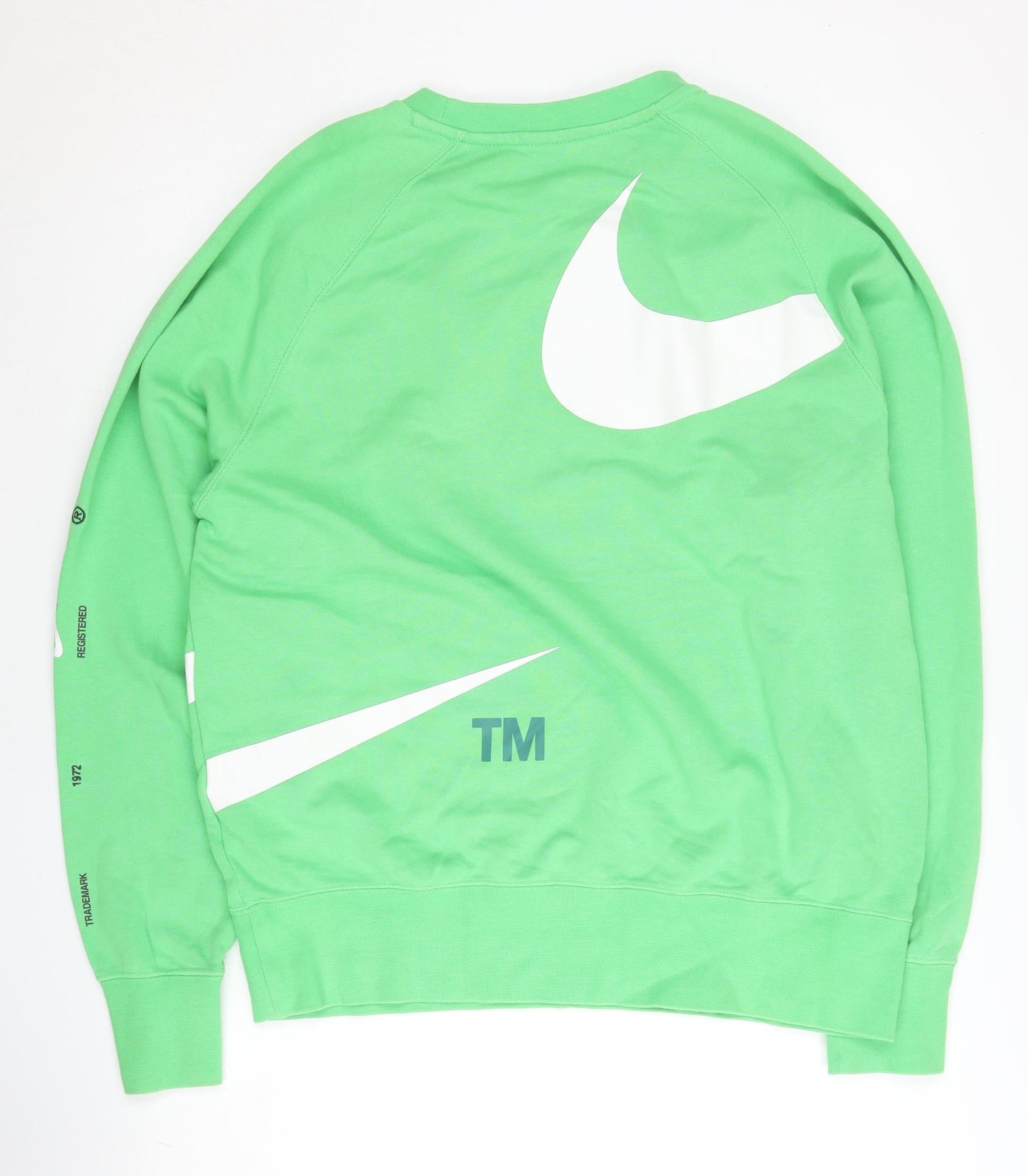 Nike Men's Green XL Graphic Logo Pullover Sweatshirt Jersey