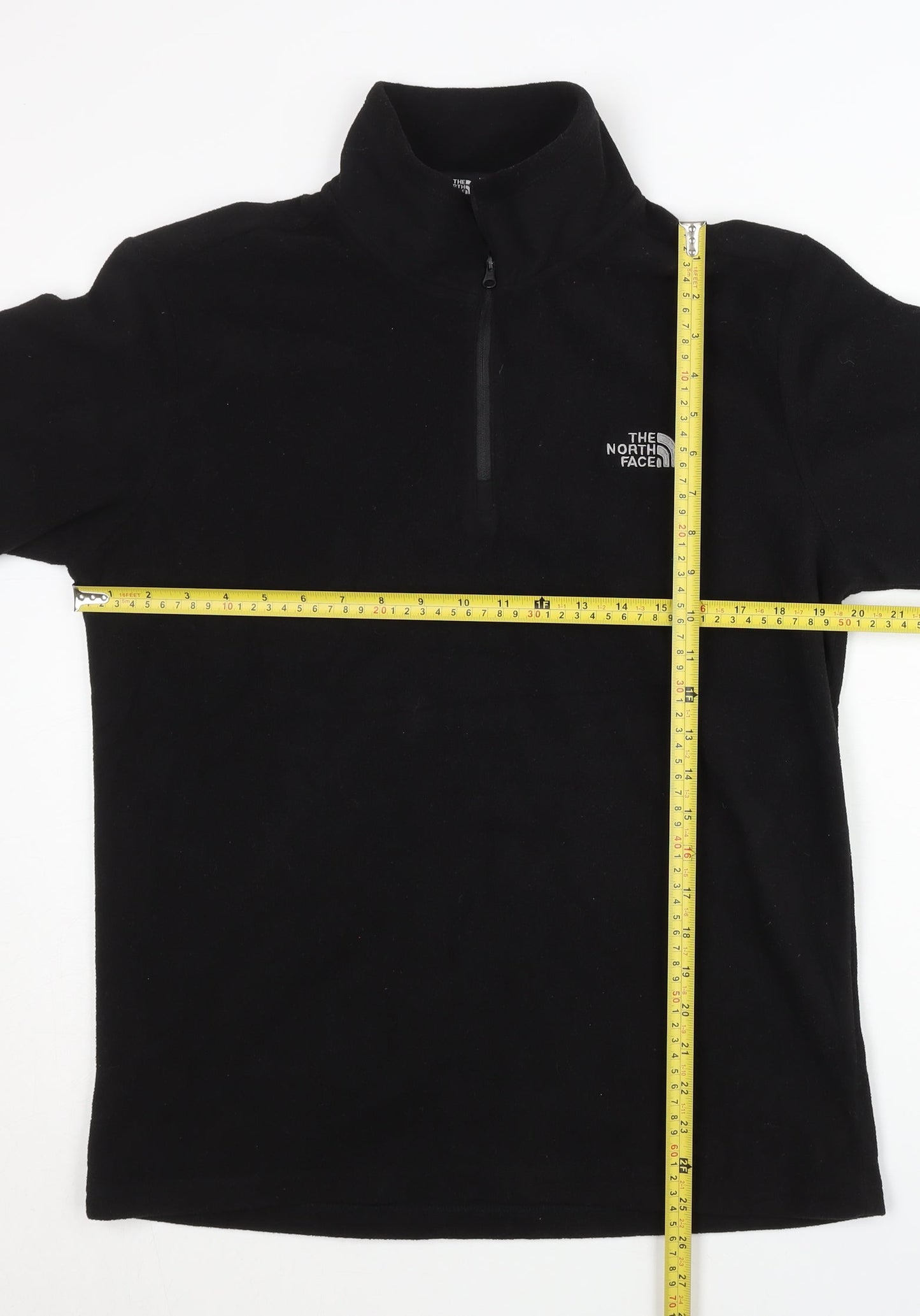 The North Face Mens Black M Fleece 1/4 Zip Sweatshirt Hiking Outdoor