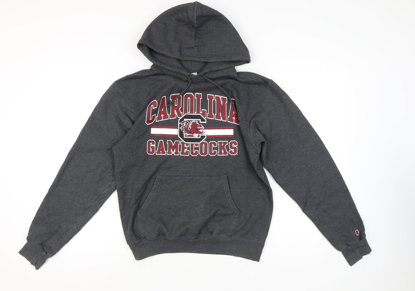 Champion Men’s Grey Carolina Gamecocks Pullover Hoodie S Fleece