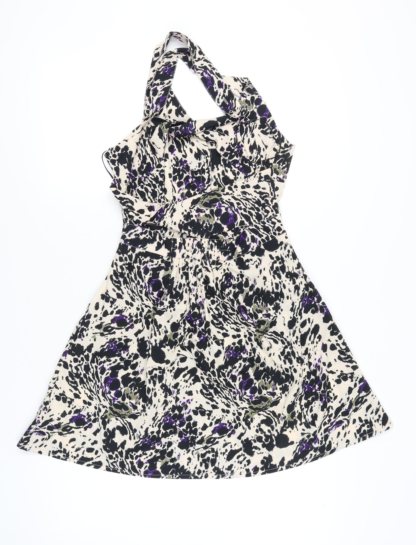 Billabong Womens Multicoloured Halter Dress Size M Cotton Summer