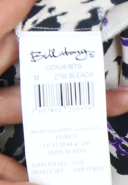 Billabong Womens Multicoloured Halter Dress Size M Cotton Summer