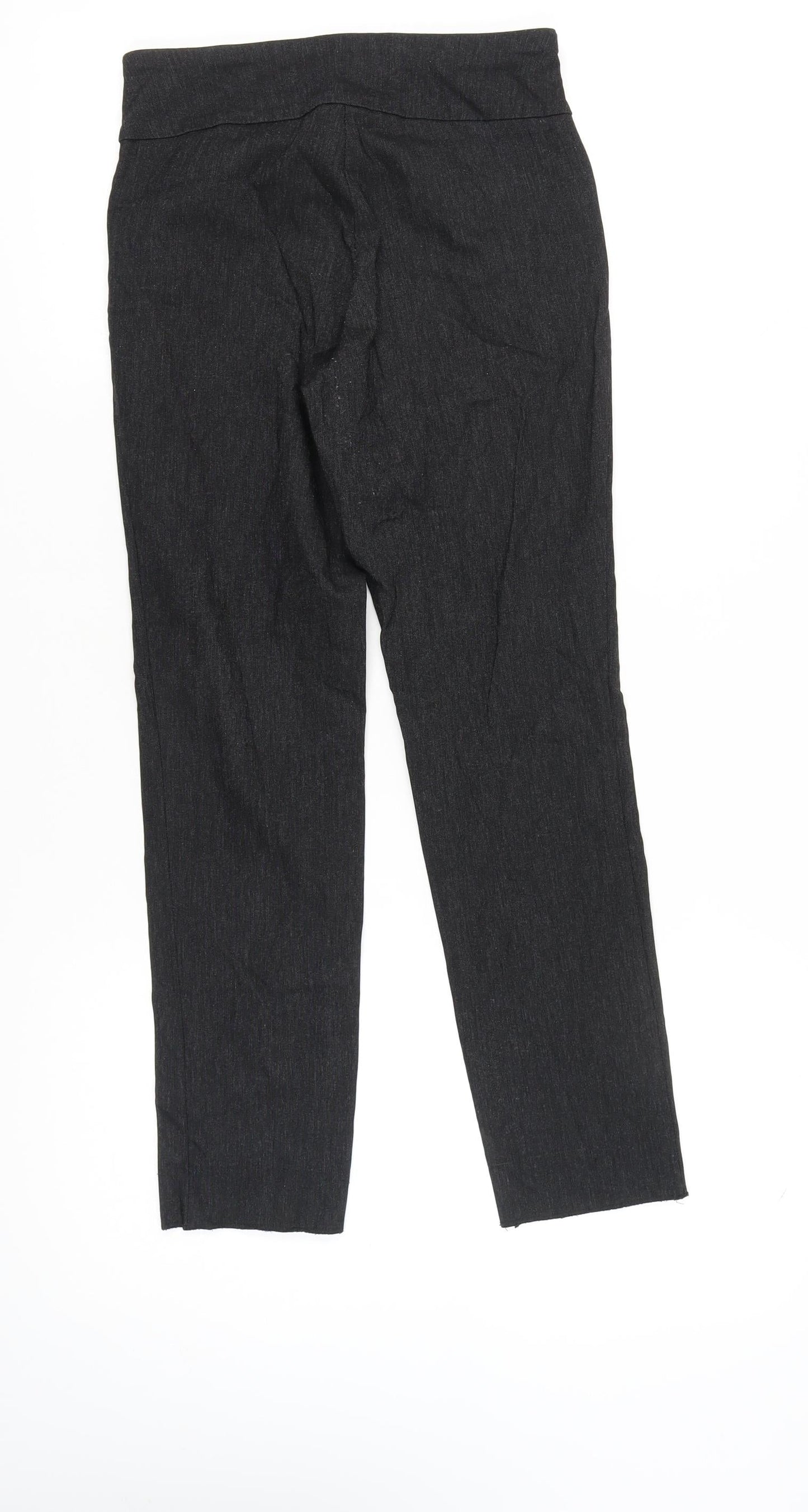 Van Heusen Women’s Black XS Leggings with Zip Accents Stretch Casual