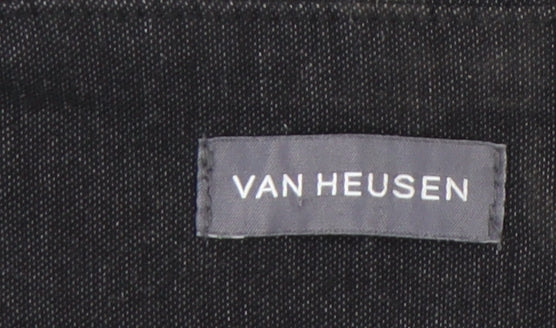 Van Heusen Women’s Black XS Leggings with Zip Accents Stretch Casual