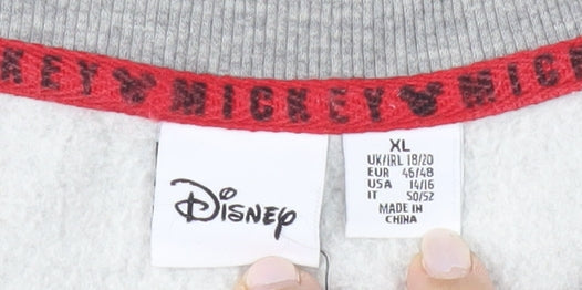Disney Women’s Grey Mickey Mouse Graphic Sweatshirt UK 18/20