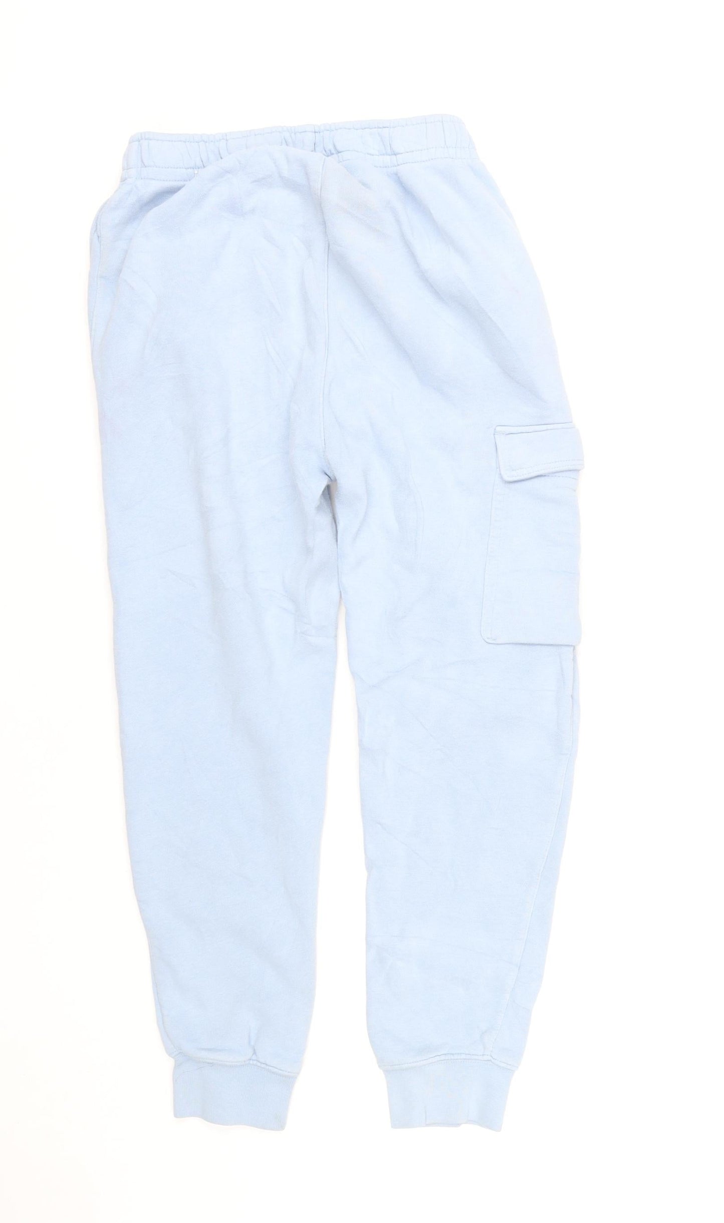 Nike Women's Blue XS Fleece Jogger Trousers with Cargo Pocket