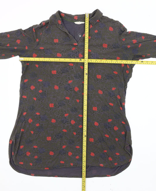 White Stuff Women’s Multicoloured Floral Shirt Dress Size 16