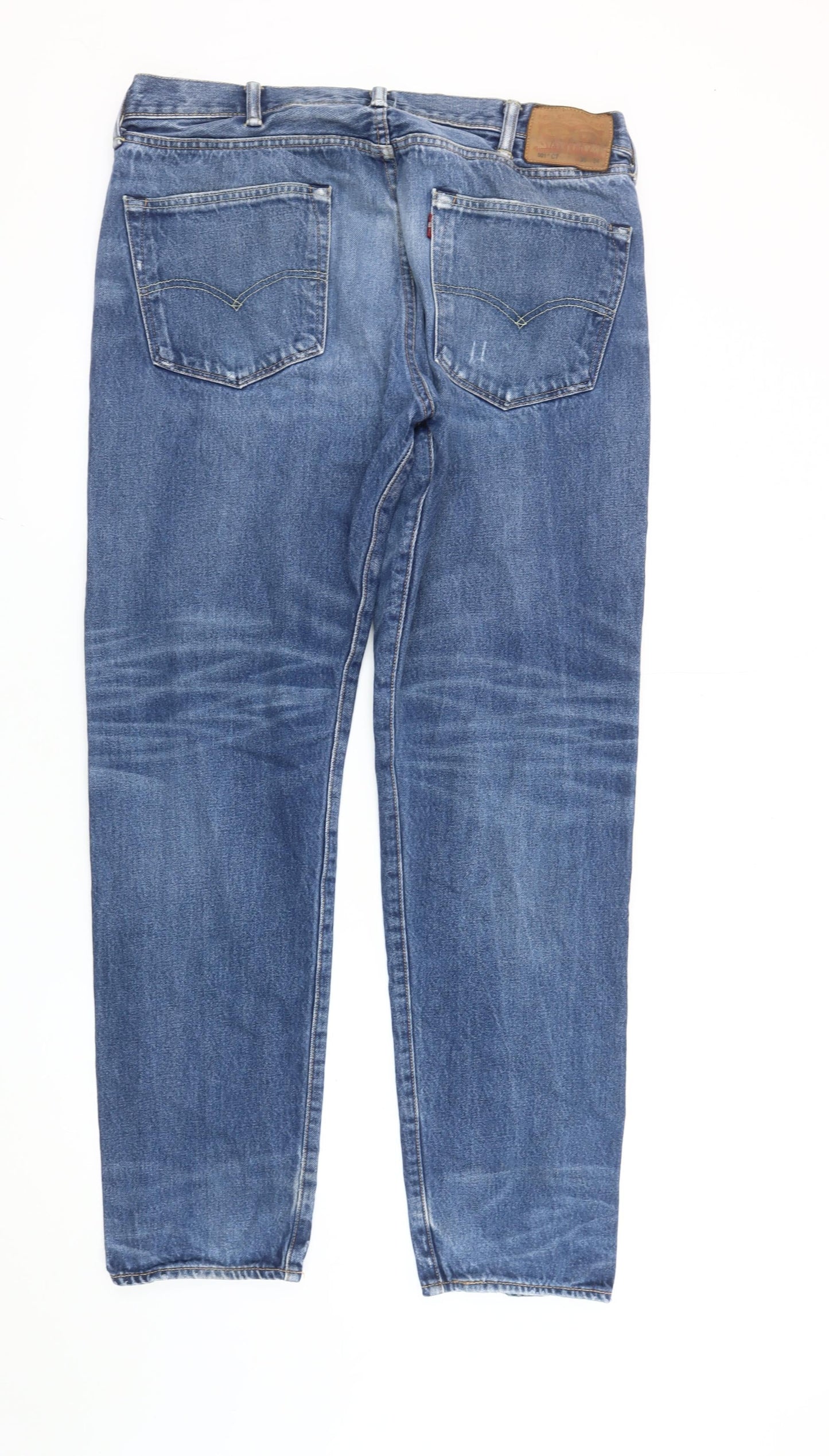 Levi's 501 CT Men's Blue Straight Leg Jeans W38 L34 Regular Fit