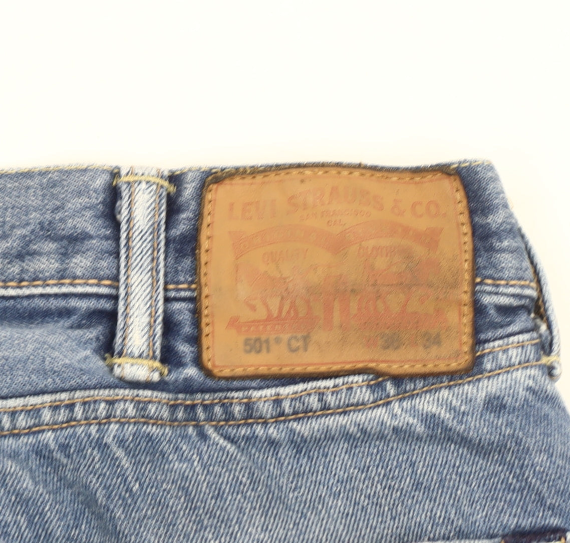 Levi's 501 CT Men's Blue Straight Leg Jeans W38 L34 Regular Fit