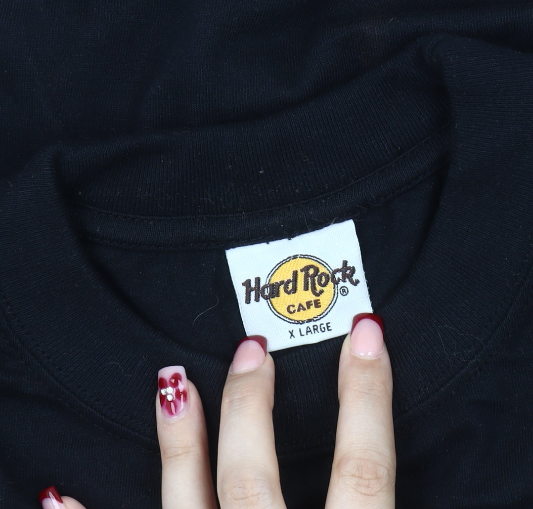 Hard Rock Cafe Cape Town Men's Black XL Graphic Print T-Shirt