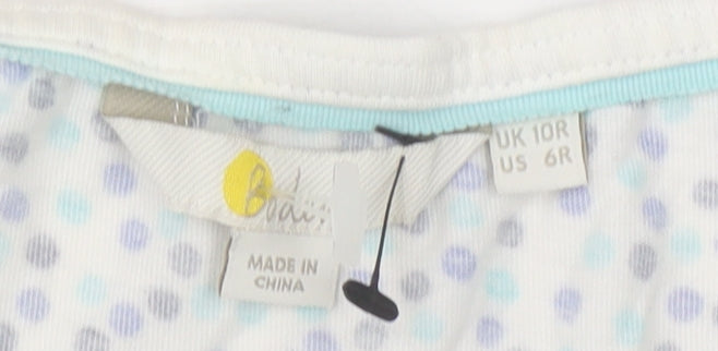 Boden Women’s Multicoloured Polka Dot Knee Length Sheath Dress Size 10