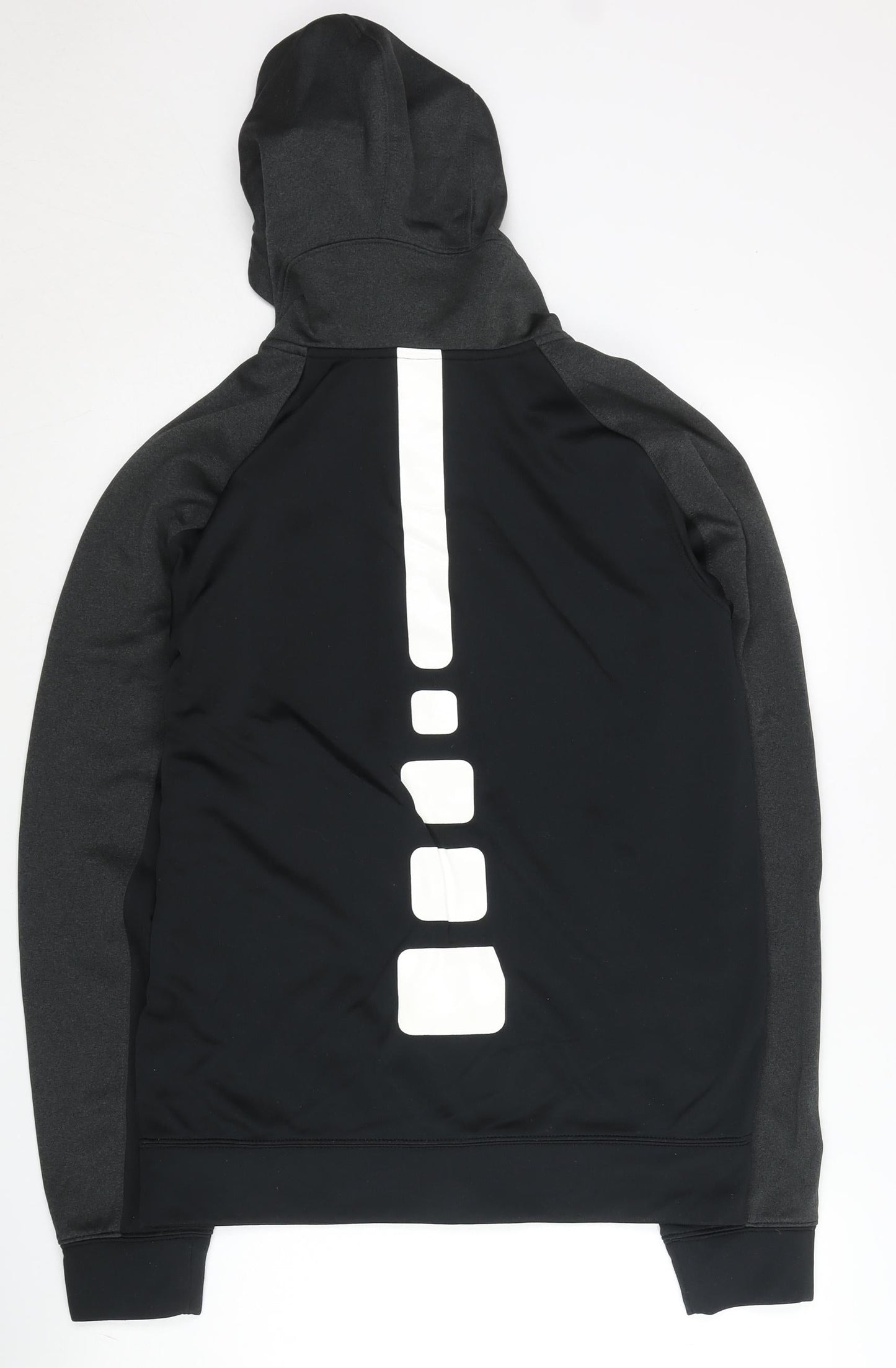 Nike Men’s Black Therma-Fit Full Zip Hoodie M Reflective Logo