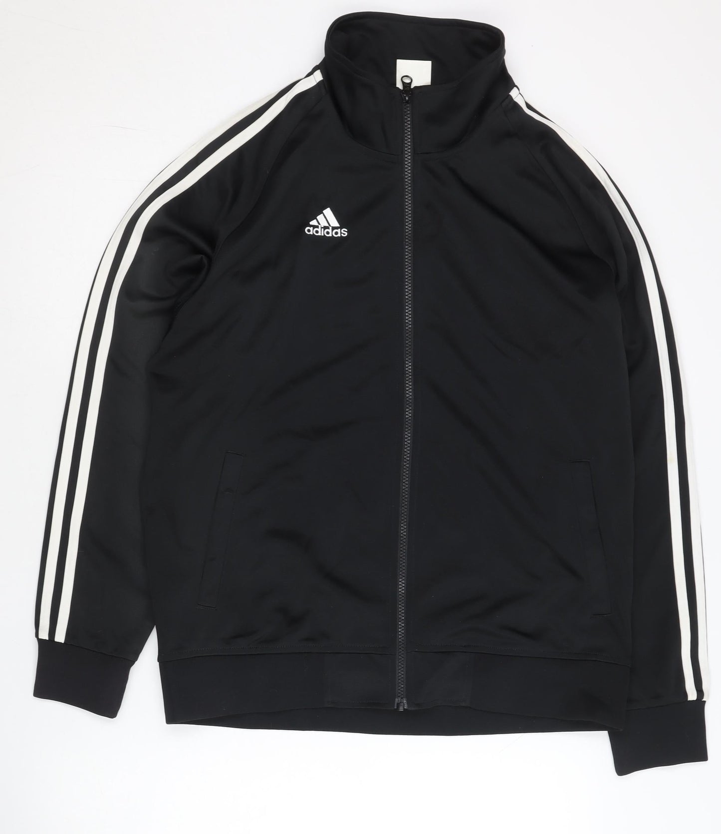Adidas Men's Black M Track Jacket Full Zip Sportswear