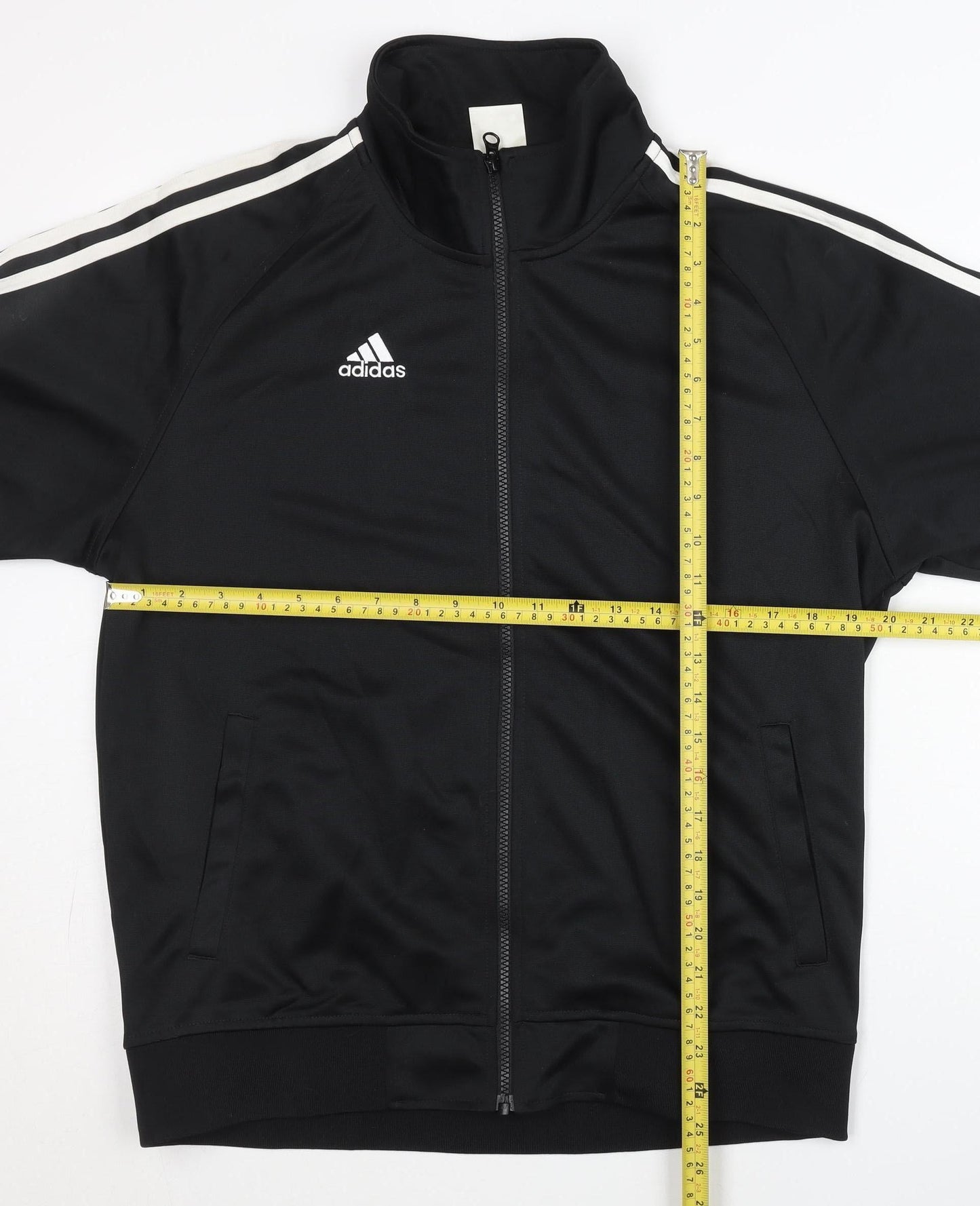 Adidas Men's Black M Track Jacket Full Zip Sportswear