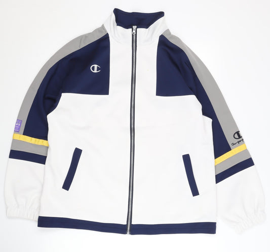 Champion Men's Multicoloured M Track Jacket Full Zip Polyester