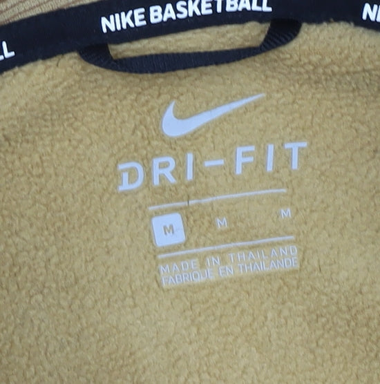 Nike Men's Brown Camouflage Full Zip Basketball Hoodie M Regular Fit