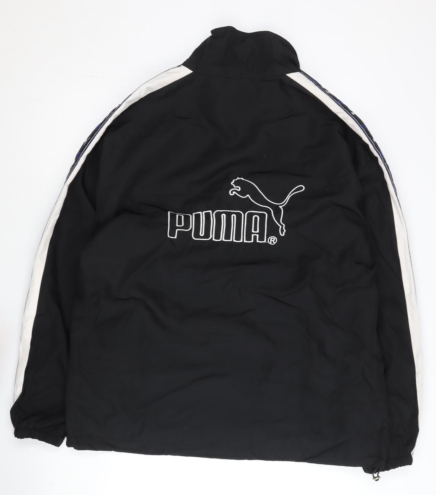 Puma Men's Black XL Track Jacket Full Zip Lightweight Sportswear