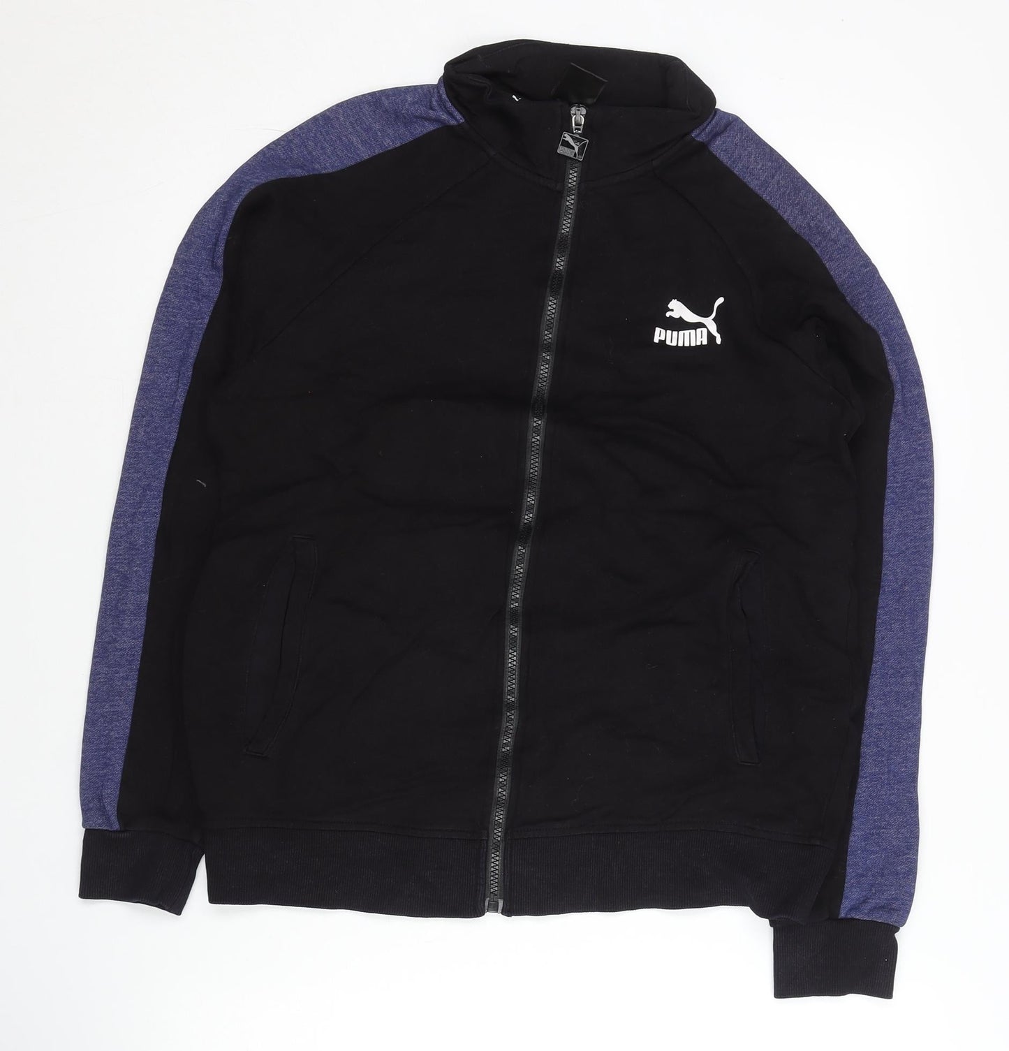 Puma Men's Black XS Track Jacket Full Zip Sports Activewear