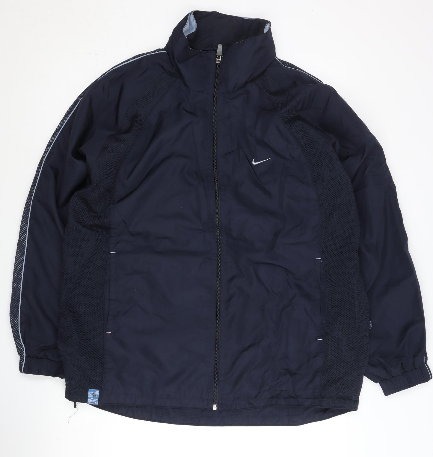 Nike Men's Blue 2XL Track Jacket Full Zip Lightweight Sportswear