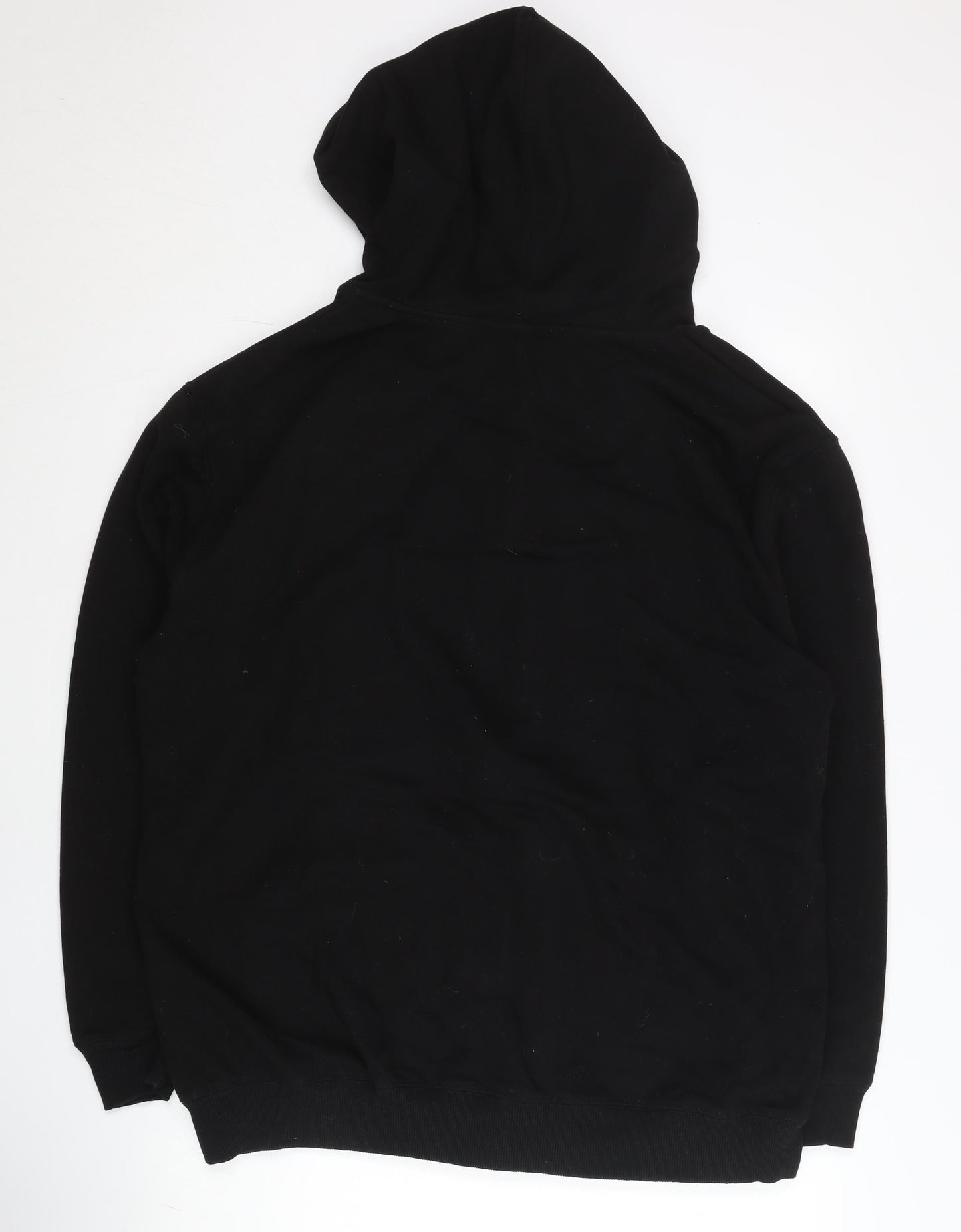 FILA Men’s Black XL Full Zip Hoodie Cotton Logo Graphic