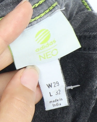 Adidas Neo Women's Grey 10 Skinny Stretch Denim Jeans 29W 32L