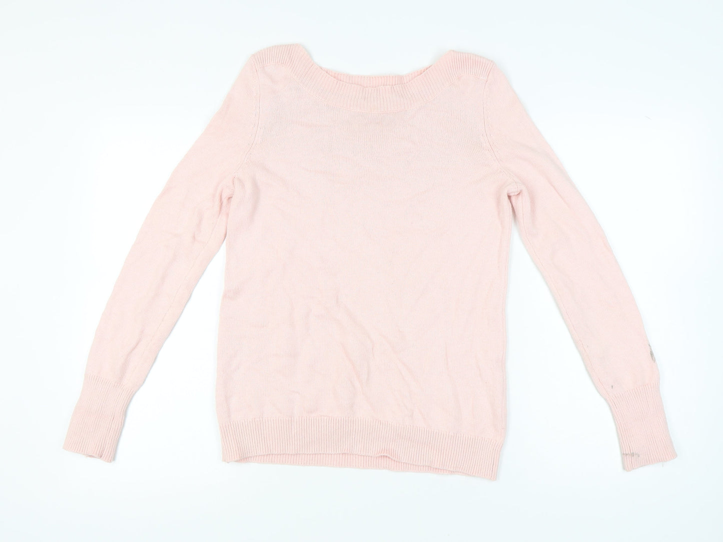 Boden Women’s Pink Boat Neck Long Sleeve Pullover Jumper M