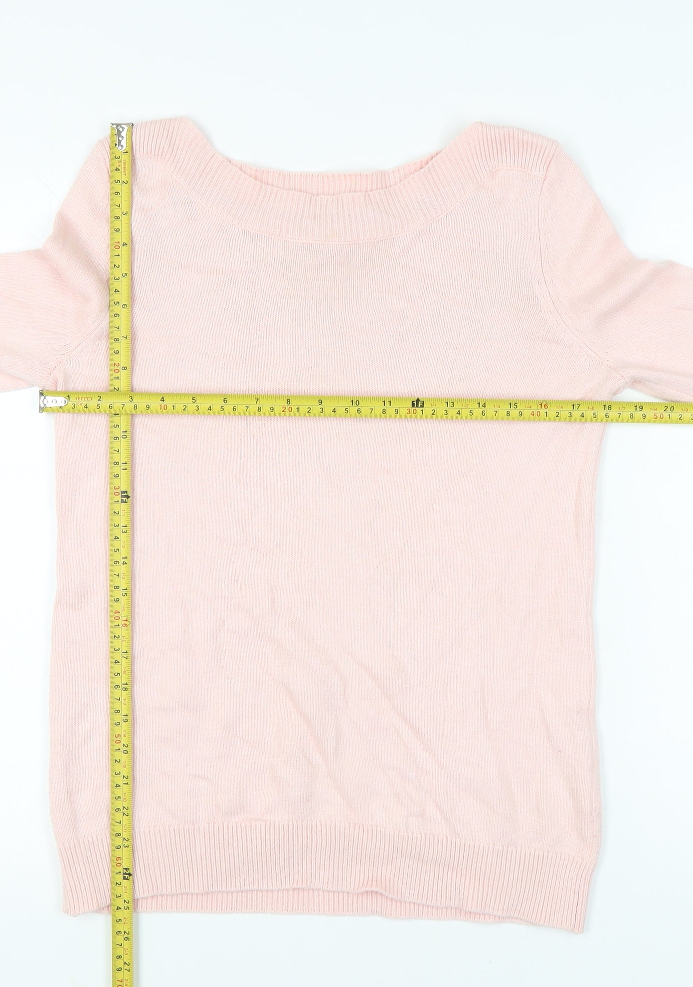 Boden Women’s Pink Boat Neck Long Sleeve Pullover Jumper M