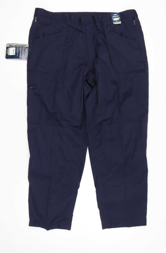 Regatta Men’s Blue Cargo Trousers 44 in Waist 31 in Leg Regular Fit